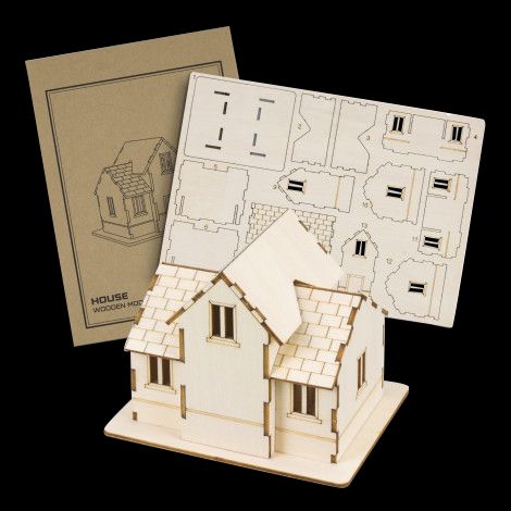 BRANDCRAFT House Wooden Model