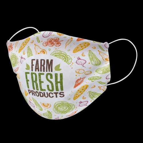 Reusable Face Mask Full Colour - Large