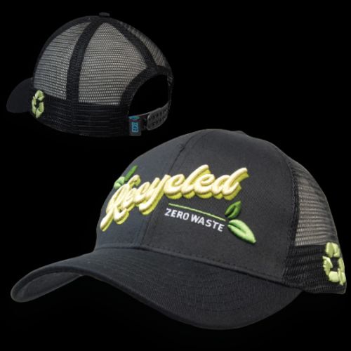 Recycled Breathable Poly Twill with Mesh Back Cap