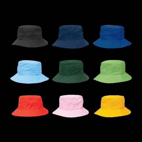 Kids Twill Bucket Hat w/Toggle