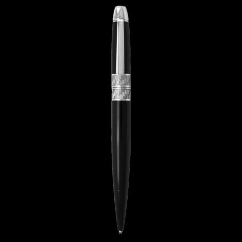 Metal Twist Action Ballpoint Pen - Black