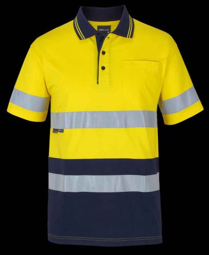 Hi Vis (D+N) S/S Cotton Polo