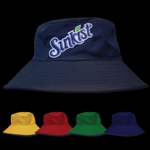 Reversible Breathable Poly Twill Bucket Hat