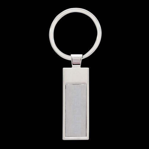 Slim Chrome Keyring