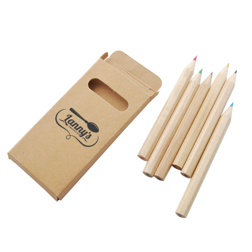 Elementary 6 Pce Coloured Pencil Set