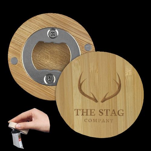 Bamboo Bottle Opener