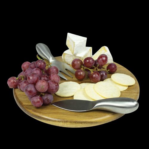 Petite Round Cheese Board - Wooden