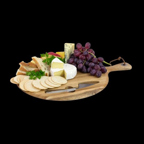 Brie Cheese Board And Knife Set