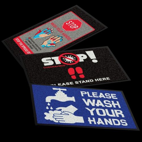 COVID-19 Awareness Door Mats