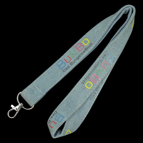 Printed Denim Lanyards