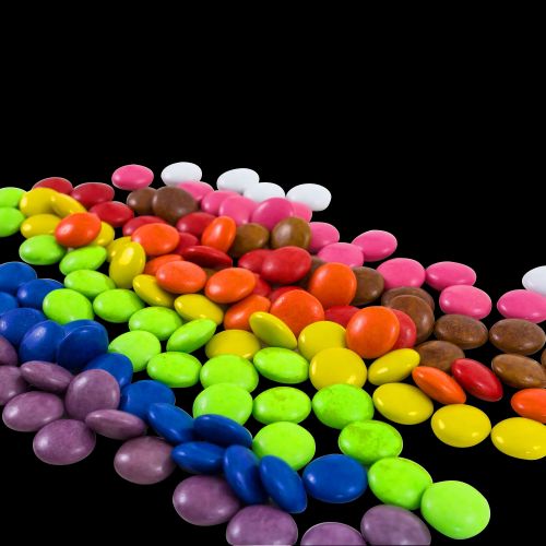 Confectionery 80gm Bag - Rainbow Buttons