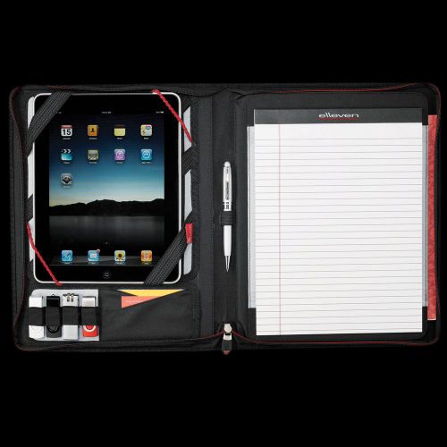 Elleven Large Zippered Padfolio