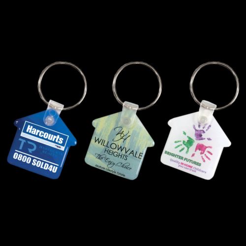 House Flexi Resin Key Ring