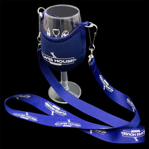 Neoprene Wine Glass Lanyards