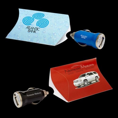 USB Car Charger Gift Pillow