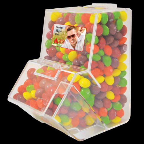 Assorted Fruit Skittles in Dispenser