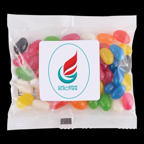 Assorted Colour Mini Jelly Beans in 60 Gram Cello Bag