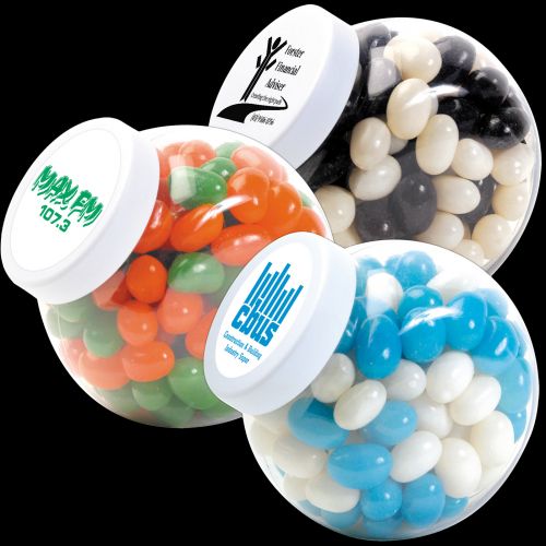 Corporate Colour Mini Jelly Beans in Container