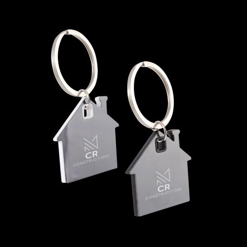 House Stainless Steel Keytag