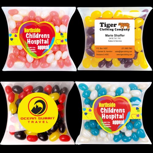 Corporate Colour Mini Jelly Beans in Pillow Pack