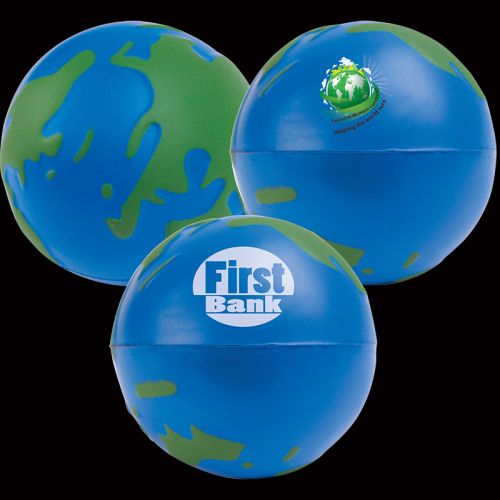 2 Colour World Globe Stress Reliever