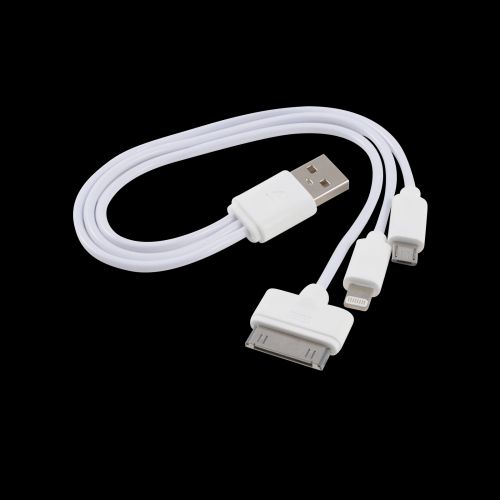 3 in 1 Combo USB Cable USB Cable Micro, 8 Pin, 30 Pin