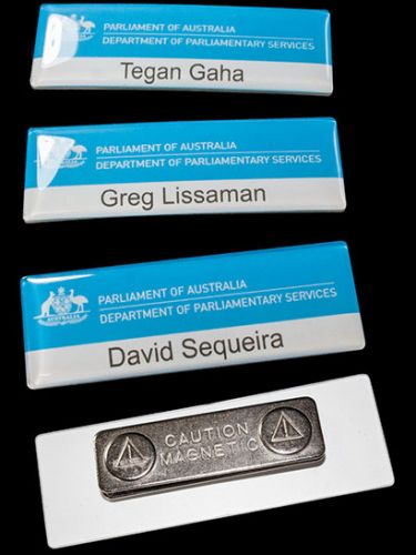 Individually Named Badges