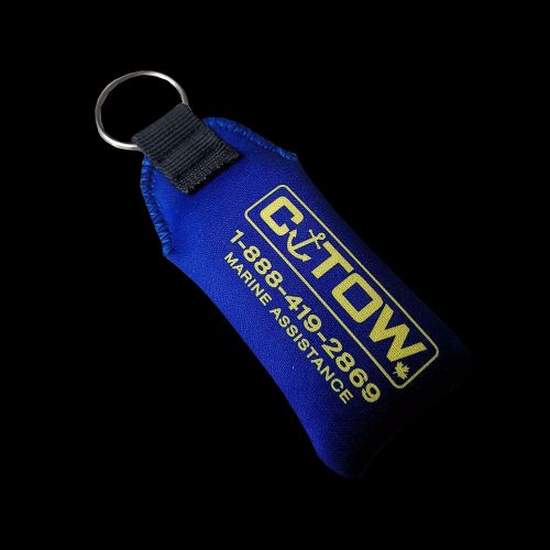 Neoprene Floating Keychain