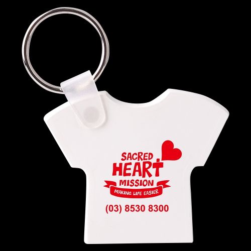 PVC T-Shirt Keyring