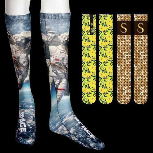 Sublimated High Calf Socks