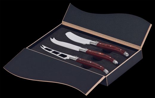 Bordeaux Cheese Knife 3 pcs Set