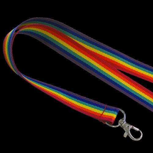 20mm Rainbow Lanyard