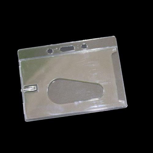 Rigid ID Holder Clear Landscape