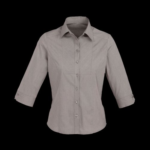 Ladies Chevron 3/4 Sleeve Shirt