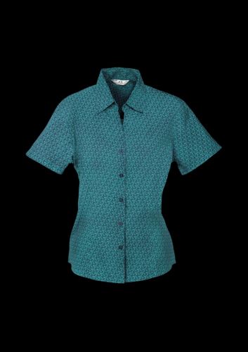 Ladies Printed Oasis Short Sleeve Shirt