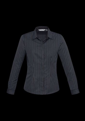 Ladies Reno Stripe Long Sleeve Shirt