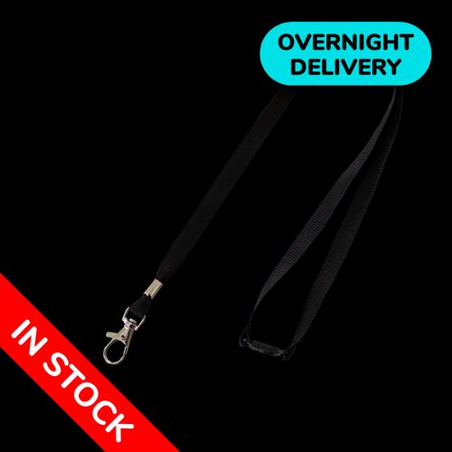 Black 10mm Safety Release Lanyard