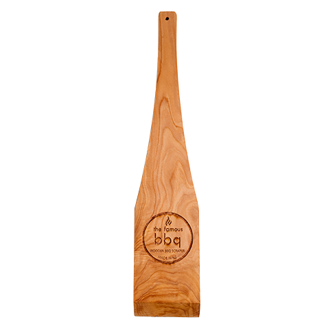 The Famous BBQ Wooden BBQ Scraper