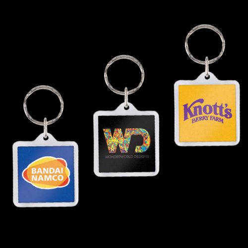 Lens Key Ring - Square 