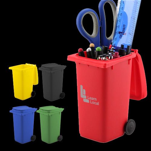 Desk Wheelie Bin Pen Holder