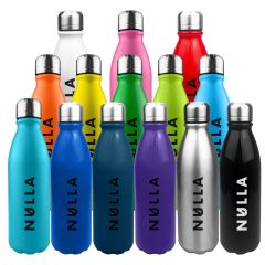 Komo Shiny Aluminium Drink Bottle Single Wall