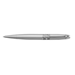 Metal Twist Action Ballpoint Pen - Silver