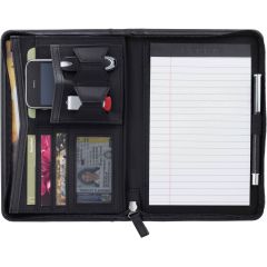 15589_9010bk_pedova_jr._zippered_padfolio_open