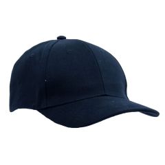Navy Heavy Brushed Cotton Cap
