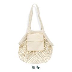Cotton Mesh Foldaway Tote Bag - Small