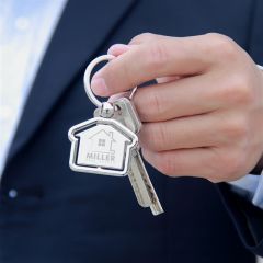 Twirling House Keyring