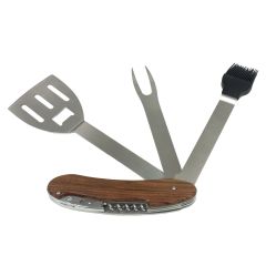 Multi Function BBQ Tool - Wooden