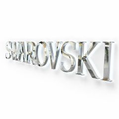 Chrome Metal Backlit 3D LED Signs