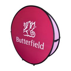 Round Pop Up A-Frame Banner