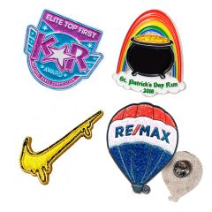 Glitter Lapel Pins
